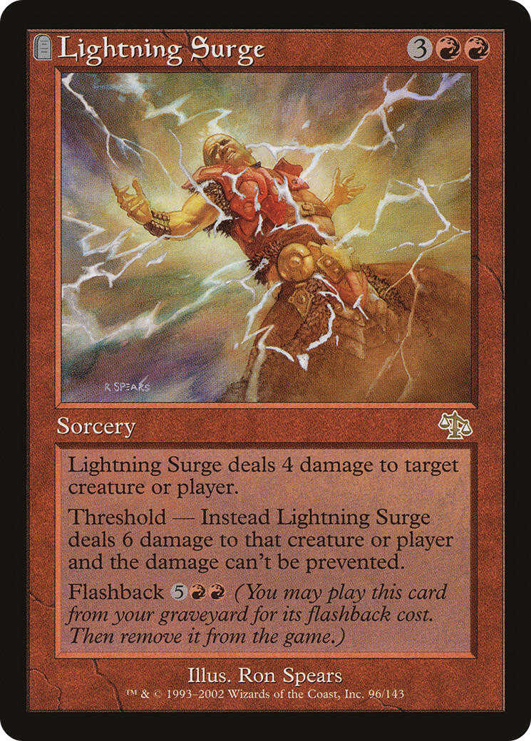 Lightning Surge (JUD-096) - Jugement : (pierre tombale) Foil