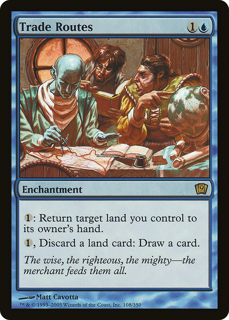 Trade Routes (9ED-108★) - Ninth Edition Foil