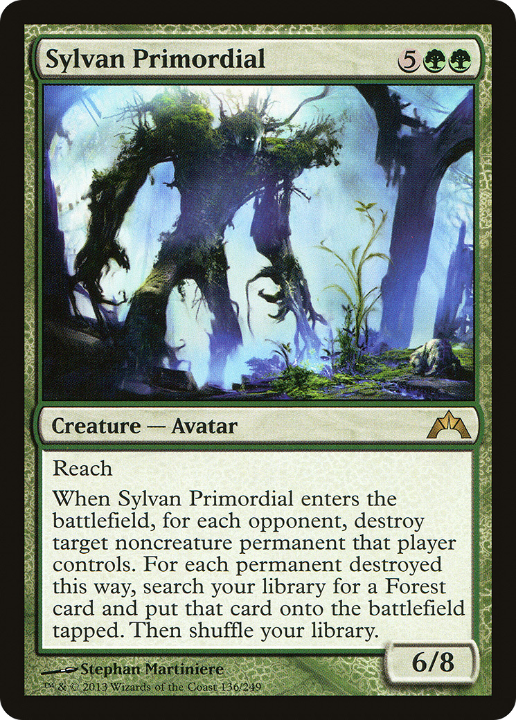 Sylvan Primordial (GTC-136) - Gatecrash Foil 