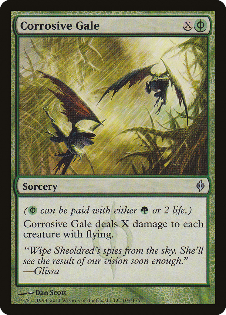 Coup de vent corrosif (NPH-107) - New Phyrexia 