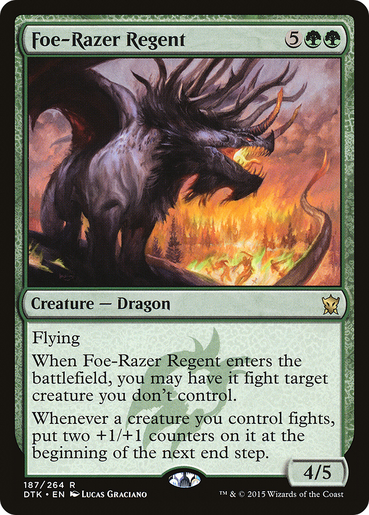 Régent Foe-Razer (DTK-187) - Dragons de Tarkir Foil 