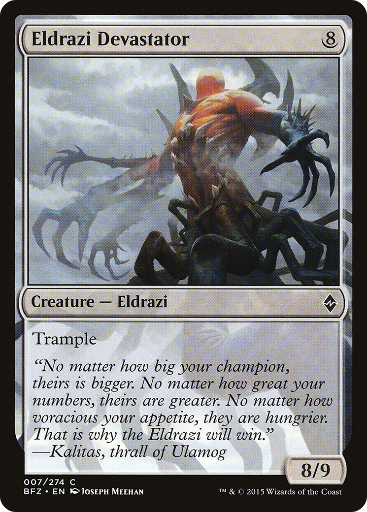 Eldrazi Devastator (BFZ-007) - Battle for Zendikar