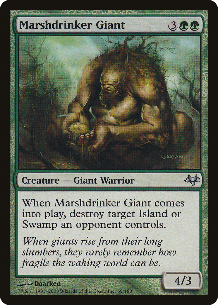 Marshdrinker Giant (EVE-069) - Feuille d'événement 