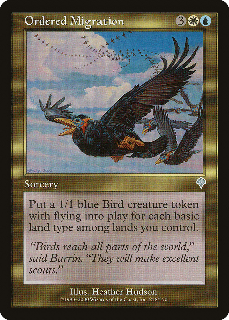 Migration ordonnée (INV-258) - Invasion Foil 