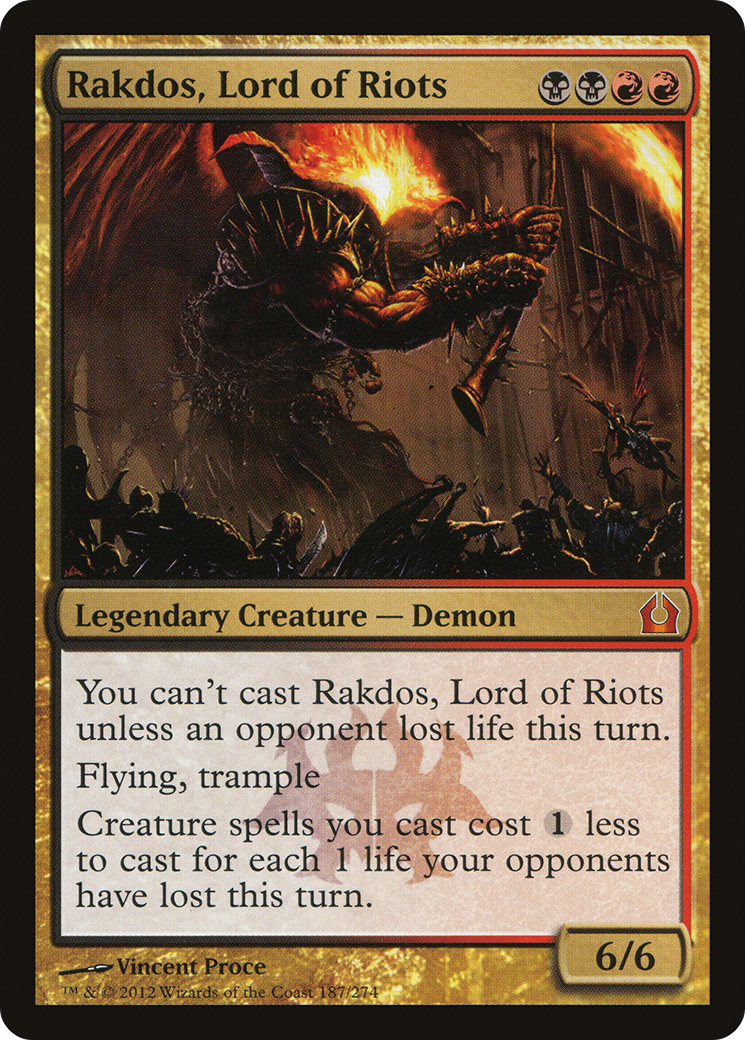 Rakdos, Seigneur des Émeutes (RTR-187) - Retour sur Ravnica 