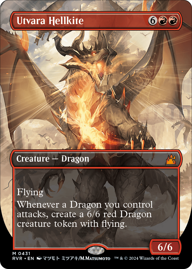 Utvara Hellkite (RVR-431) - Ravnica remasterisé (sans bordure) 