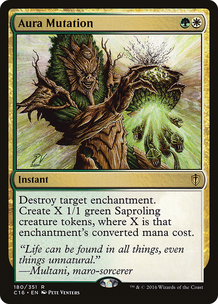 Mutation d'Aura (C16-180) - Commander 2016 