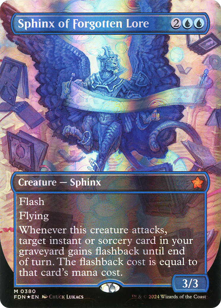 Sphinx des traditions oubliées (FDN-380) - Fondations (sans bordure) 