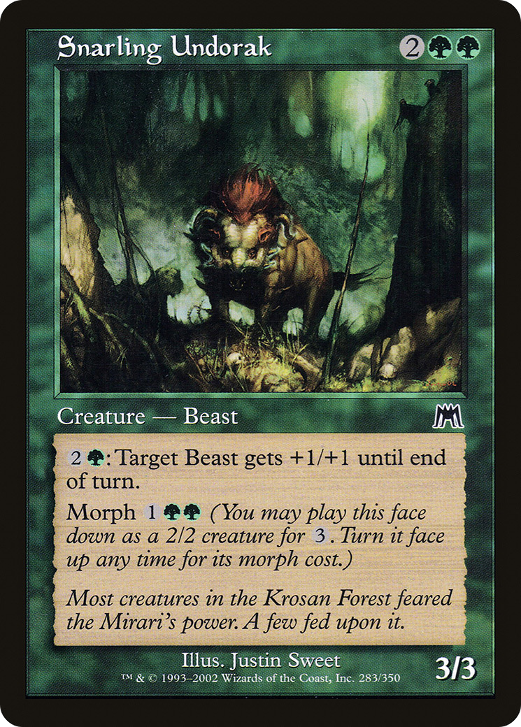 Undorak grognant (ONS-283) - Onslaught Foil 