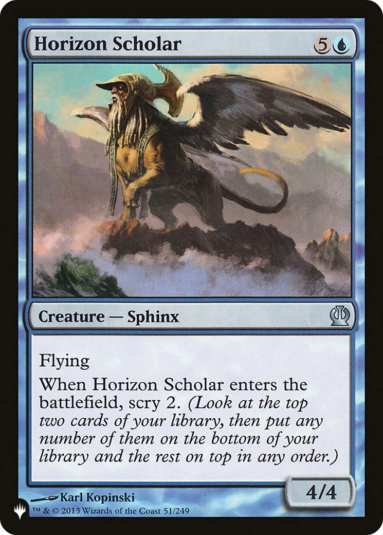 Horizon Scholar (LIST-THS-51) - The List