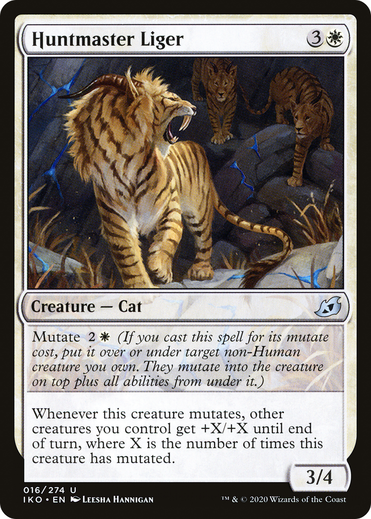 Maître chasseur Liger (IKO-016) - Ikoria : Repaire des Béhémoths 