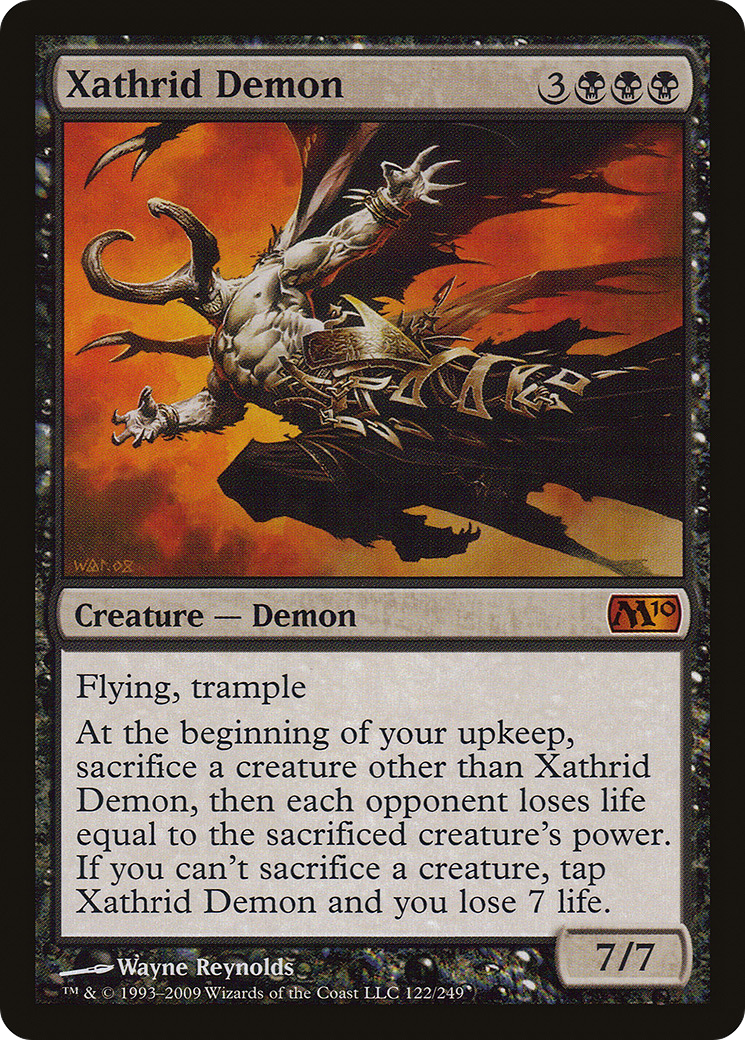 Démon Xathrid (M10-122) - Magic 2010 Foil 