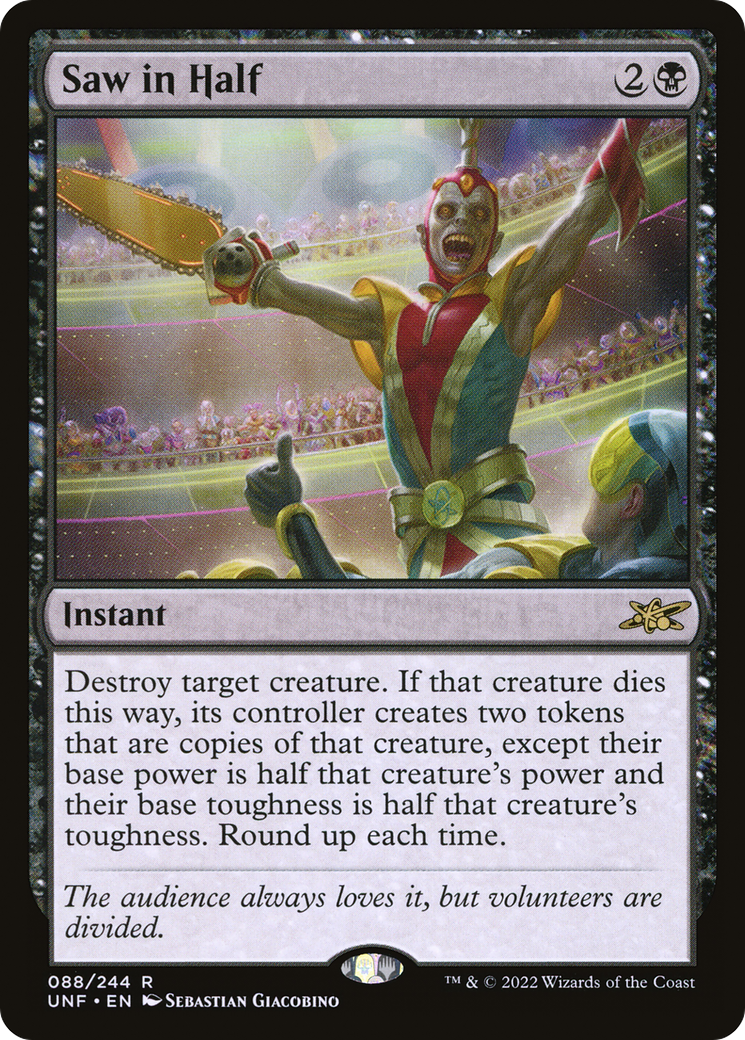 Scie en deux (UNF-088) - Unfinity Foil