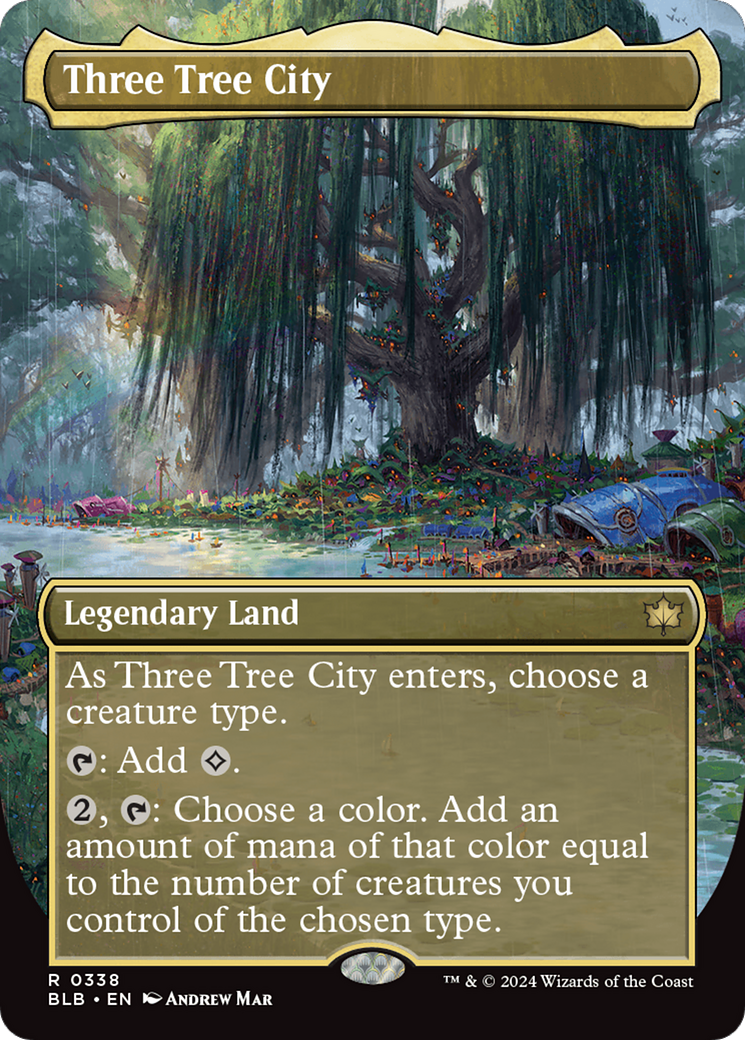 La Cité des Trois Arbres (BLB-338) - Bloomburrow (sans bordure) 