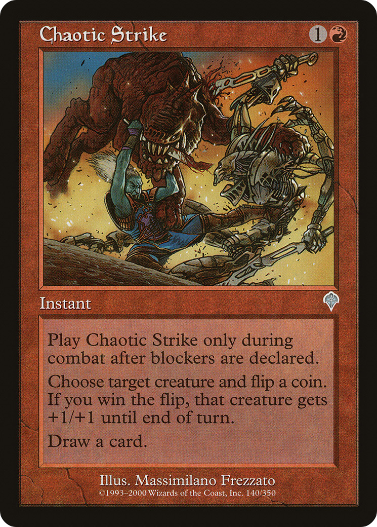 Frappe chaotique (INV-140) - Invasion Foil 
