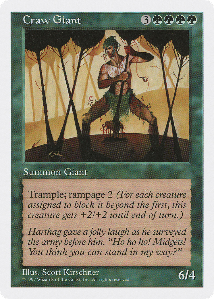 Craw Giant (5ED-) - Fifth Edition