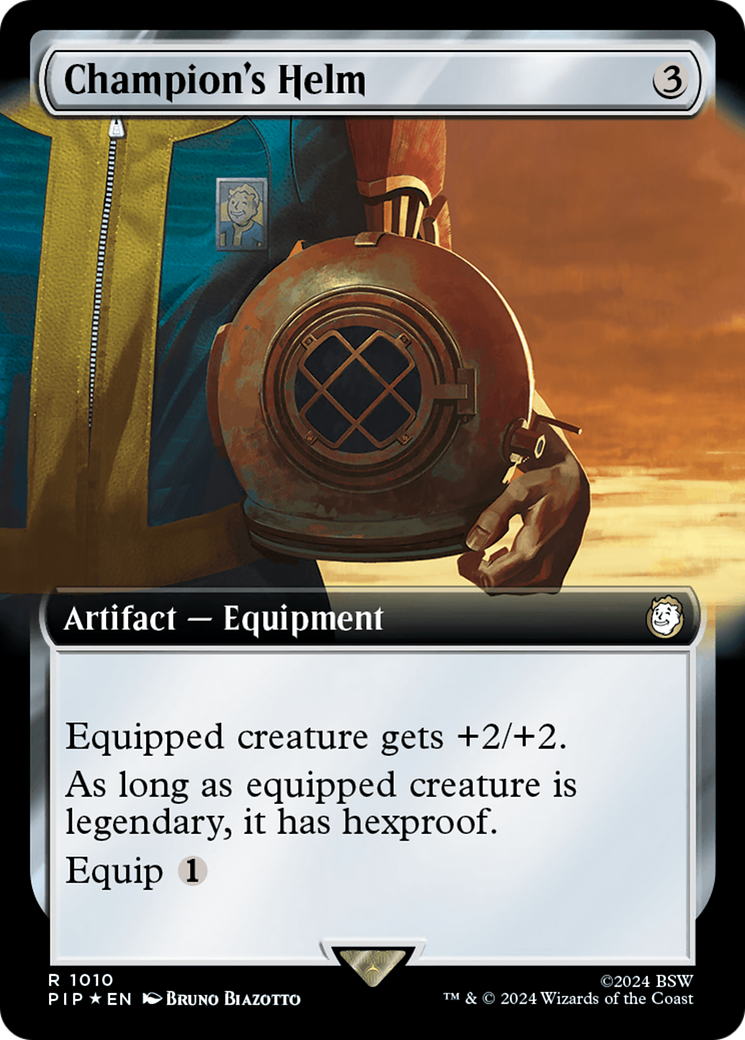 Casque de champion (PIP-1010) - Fallout : (Extended Art) Foil 
