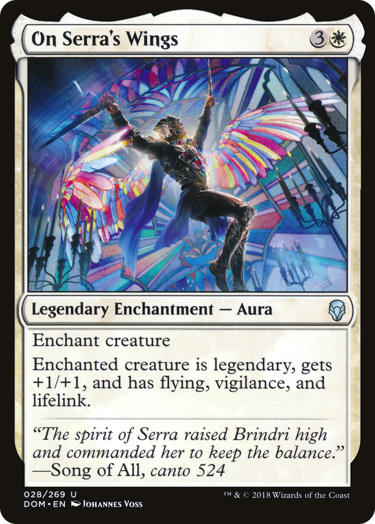Sur les ailes de Serra (DOM-028) - Dominaria 