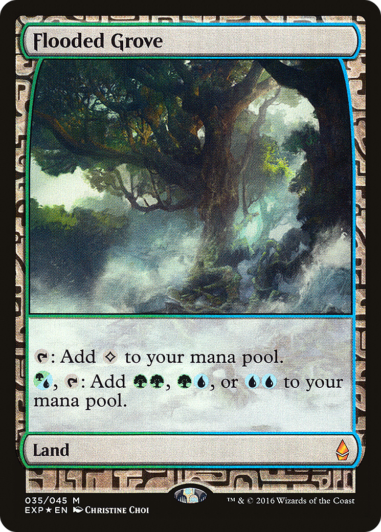 Bosquet inondé (EXP-035) - Expéditions Zendikar Foil 