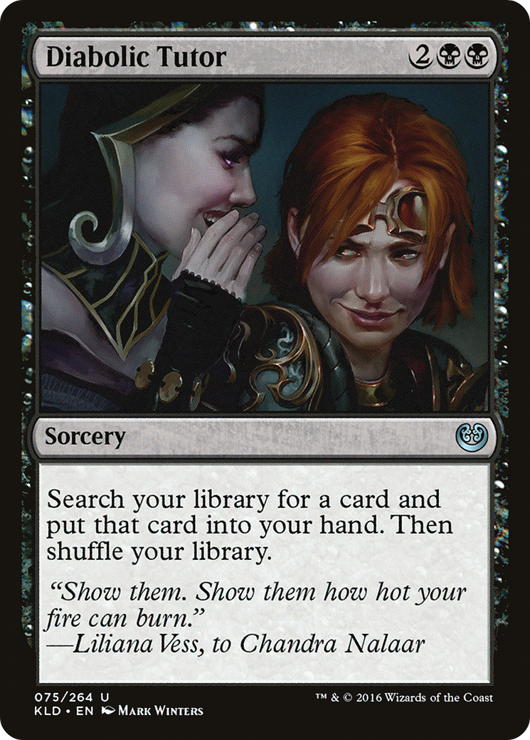 Tuteur diabolique (KLD-075) - Kaladesh Foil 
