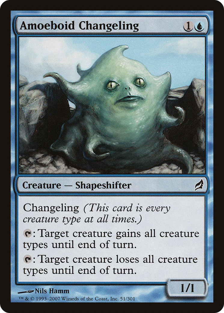 Ameboid Changeling (LRW-051) - Lorwyn Foil 