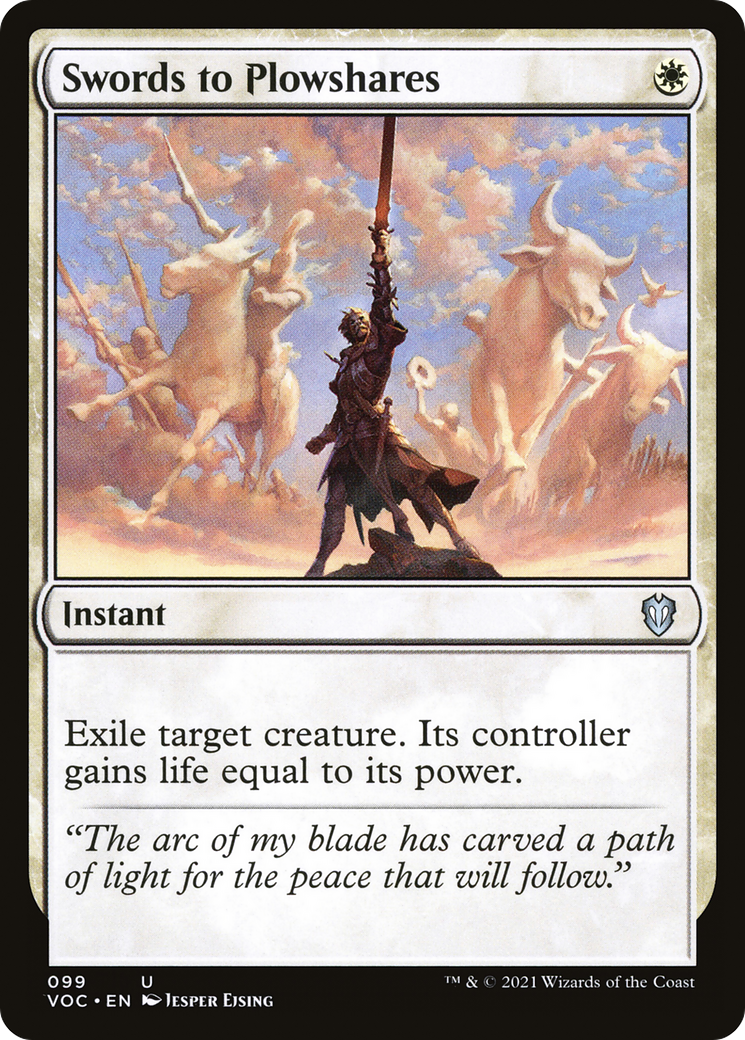 Swords to Plowshares (VOC-099) - Crimson Vow Commander