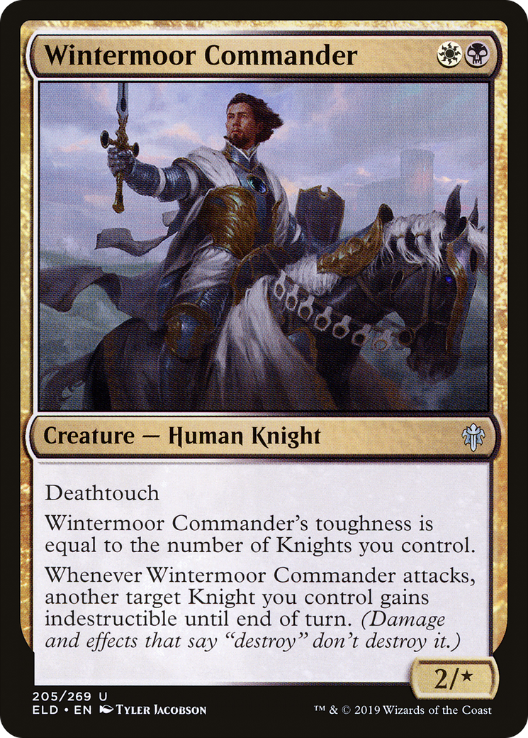 Commandant de Wintermoor (ELD-205) - Trône d'Eldraine Foil
