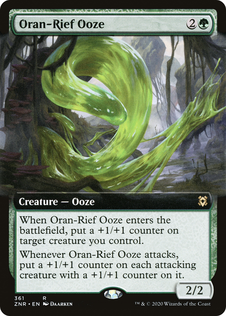 Oran-Rief Ooze (Extended Art) (ZNR-361) - Zendikar Rising: (Extended Art) Foil