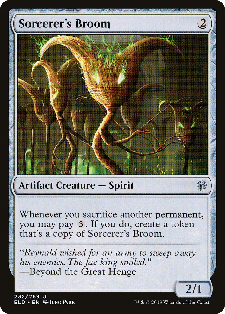 Balai du sorcier (ELD-232) - Trône d'Eldraine Foil