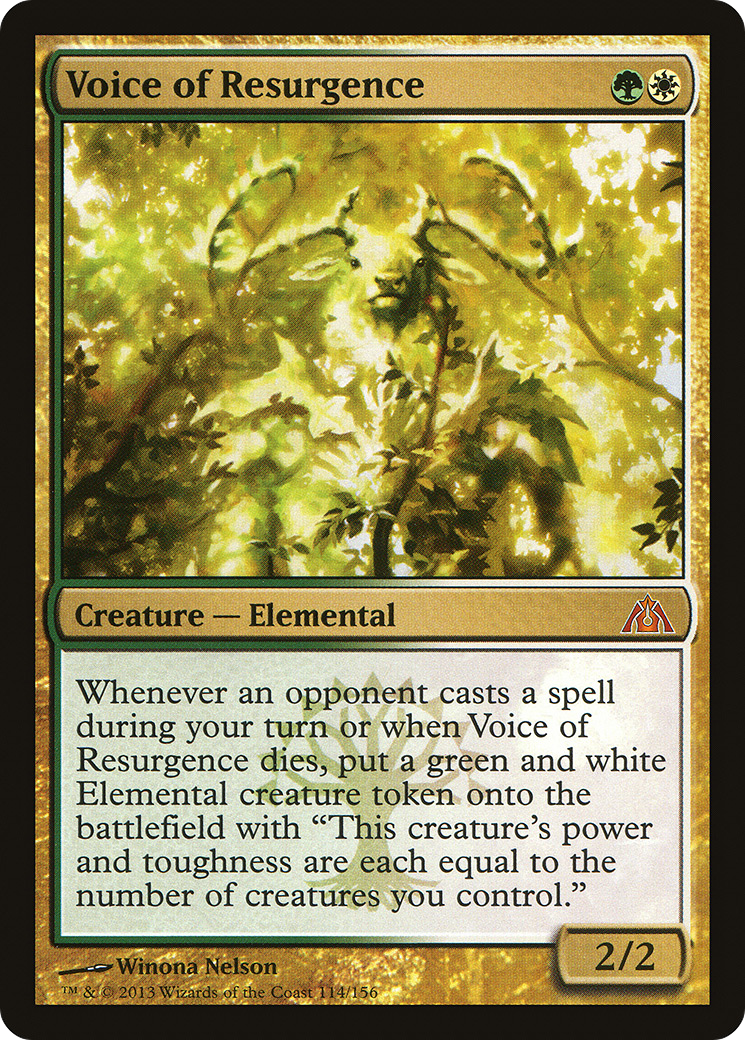 Voix de la Résurgence (DGM-114) - Dragon's Maze Foil 