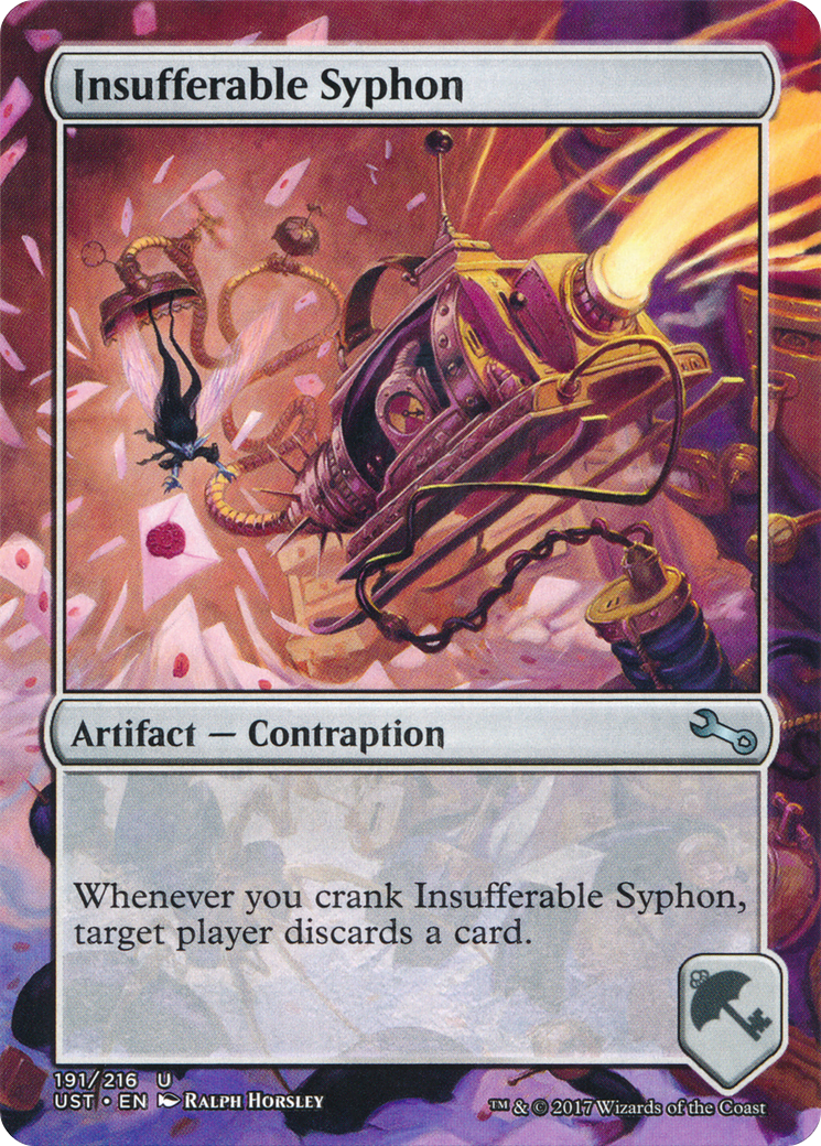 Siphon insupportable (UST-191) - Feuille instable (sans bordure) 