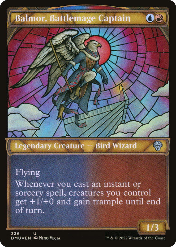 Balmor, Battlemage Captain (Textured Foil) (DMU-336) - Dominaria United: (Showcase) Foil