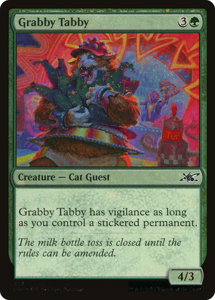 Grabby Tabby (Galaxy Foil) (UNF-426) - Unfinity Foil