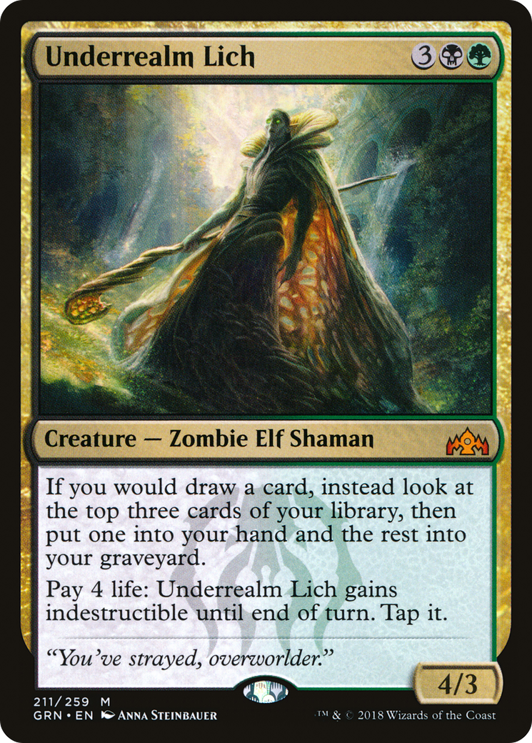 Liche du royaume souterrain (GRN-211) - Guildes de Ravnica