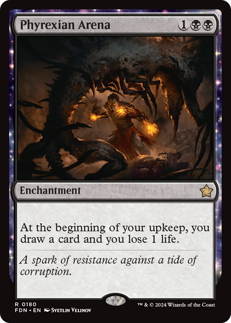 Arène Phyrexian (FDN-180) - Fondations : (enchantement) Foil 