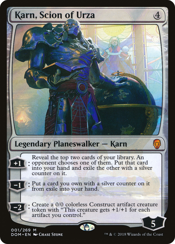 Karn, descendant d'Urza (DOM-001) - Dominaria 