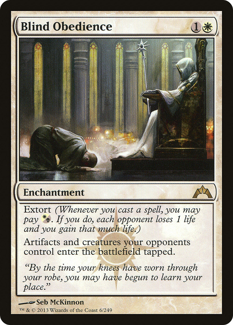Obéissance aveugle (GTC-006) - Gatecrash Foil 