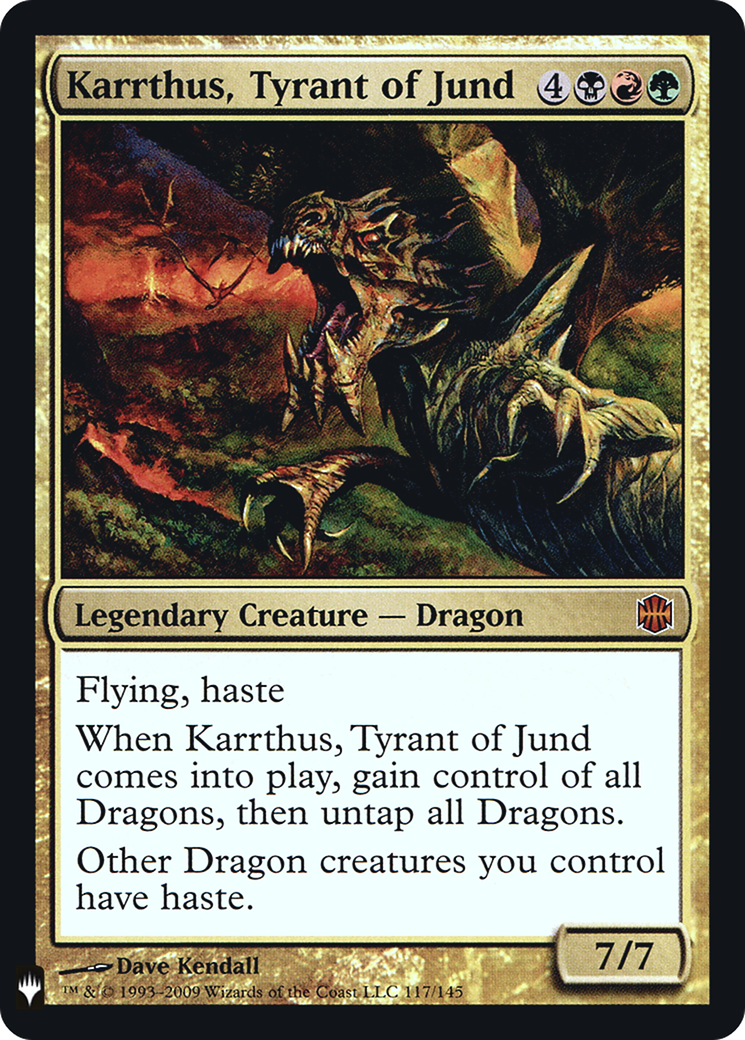 Karrthus, Tyran de Jund (PLST-ARB-117) - La Liste Foil