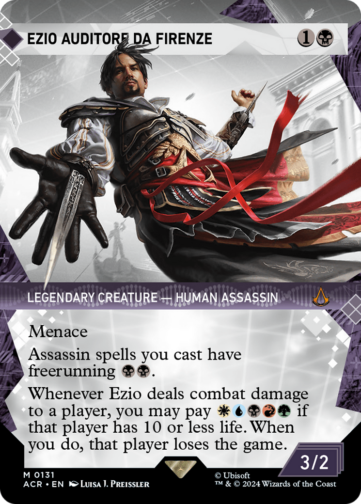Ezio Auditore da Firenze (ACR-131) - Assassin's Creed : (Vitrine) (Sans bordure) Foil 