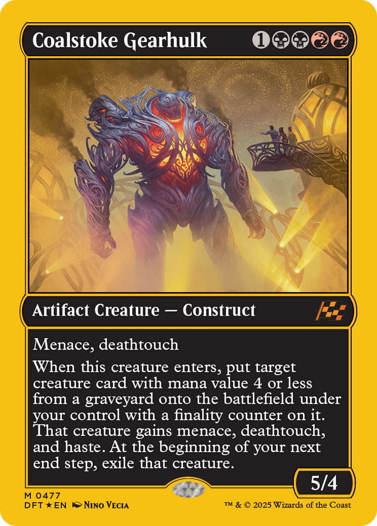 Coalstoke Gearhulk (Première place) (DFT-477) - Aetherdrift Foil 
