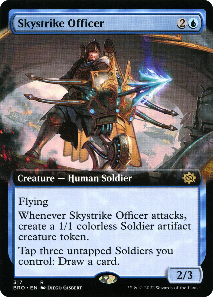 Officier Skystrike (BRO-317) - La Guerre des Frères : (Extended Art) Foil 