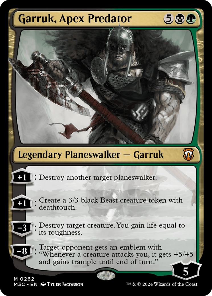Garruk, prédateur suprême (M3C-262) - Commandant de Modern Horizons 3 