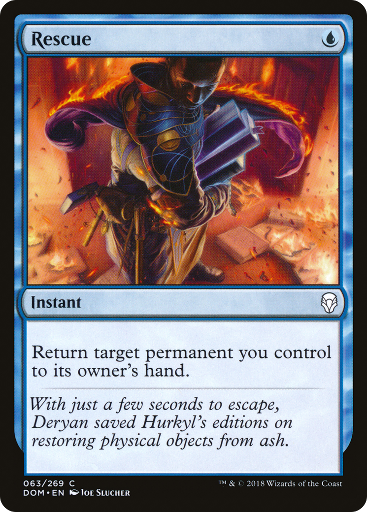 Sauvetage (DOM-063) - Feuille Dominaria 