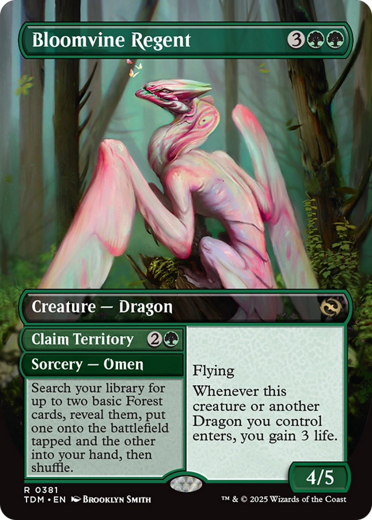 Régent Bloomvine (sans bordure) (TDM-381) - Tarkir : Dragonstorm Foil 