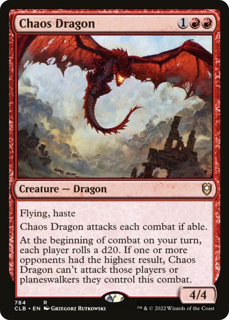 Dragon du Chaos (CLB-784) - Commander Legends : La Bataille de Baldur's Gate 