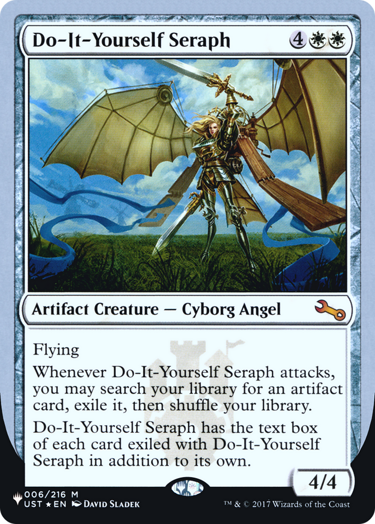 Do-It-Yourself Seraph (LIST-006/216) - The List (Unfinity Foil Edition) Foil