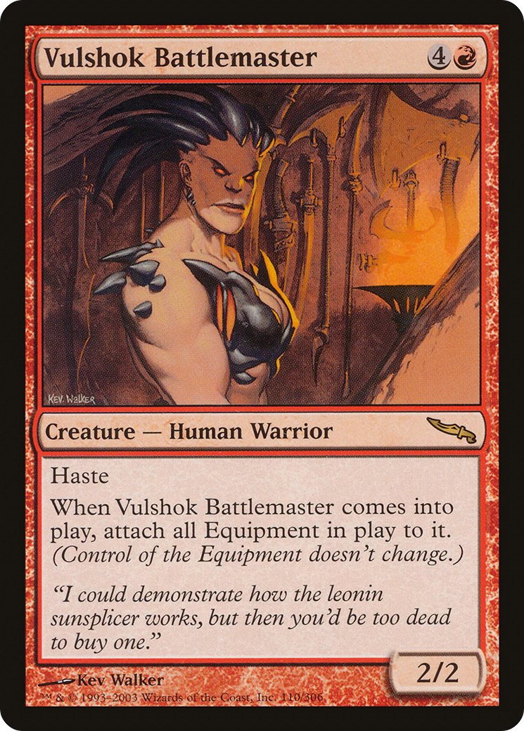 Vulshok Battlemaster (MRD-110) - Mirrodin Foil 