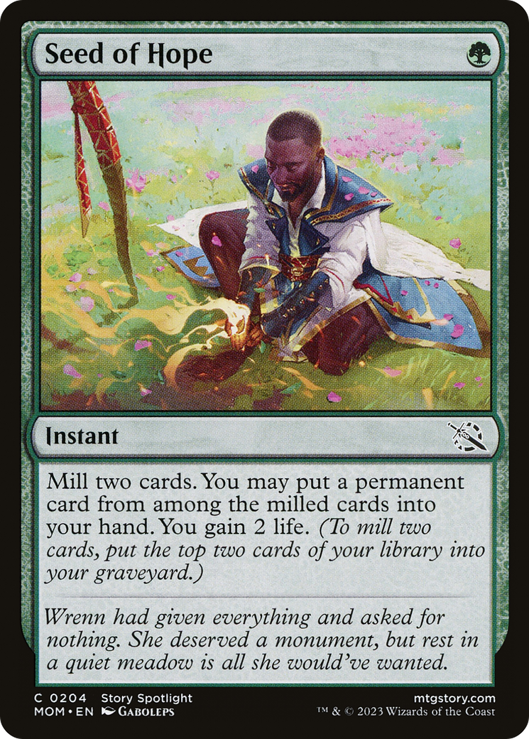 Seed of Hope (MOM-204) - March of the Machine Foil