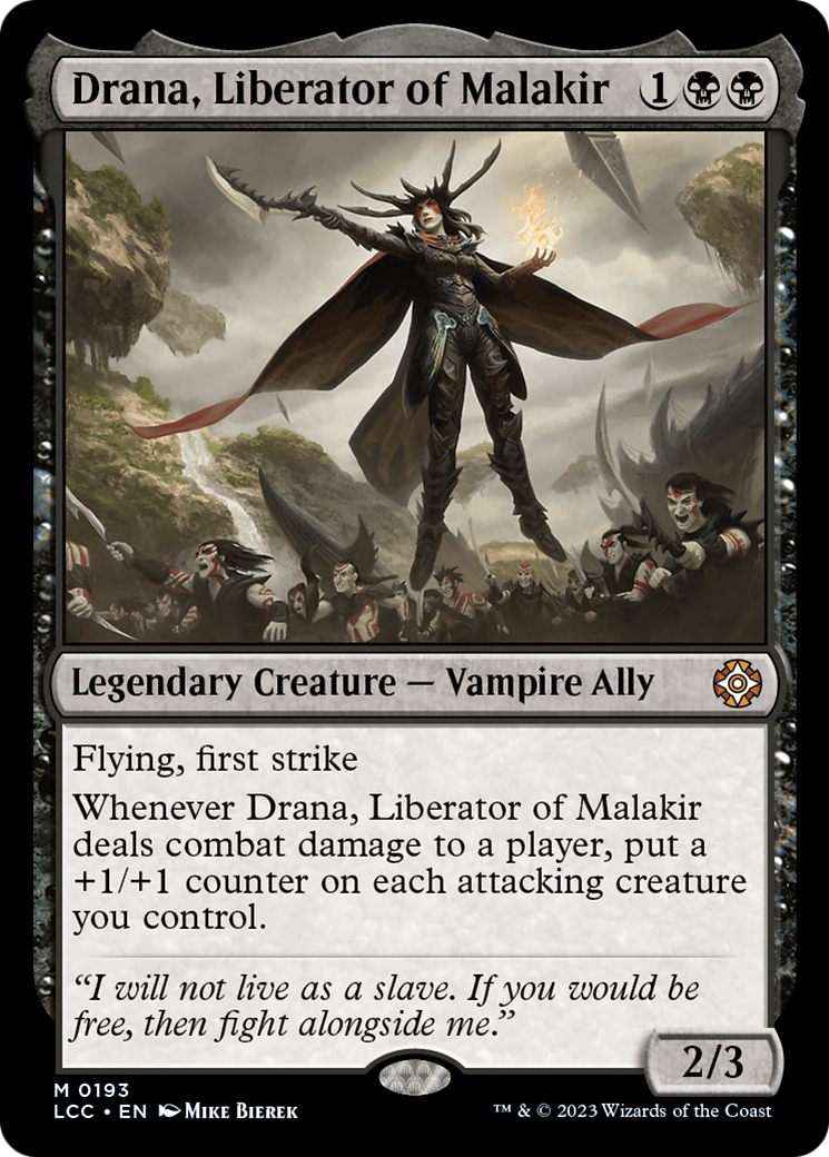 Drana, Libérateur de Malakir (LCC-193) - Commandant des Cavernes Perdues d'Ixalan 