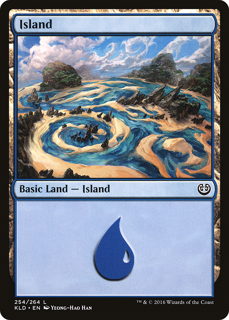 Île (KLD-254) - Feuille de Kaladesh